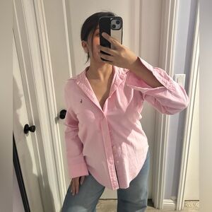 Polo Ralph Lauren Pink Oxford button-up shirt, Size: M